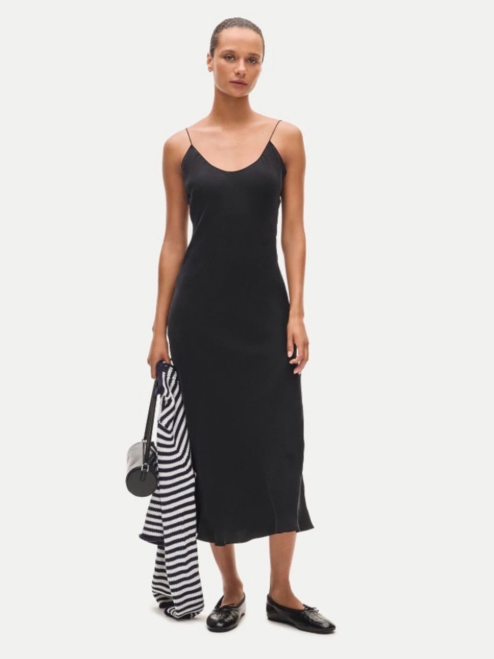 J. Crew Gwyneth Cupro Slip Dress